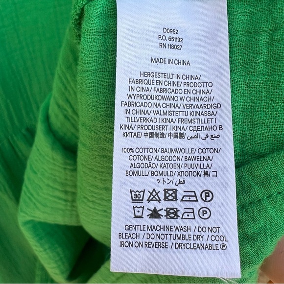 Boden bright green flutter sleeve dress with pockets - Picture 7 of 7